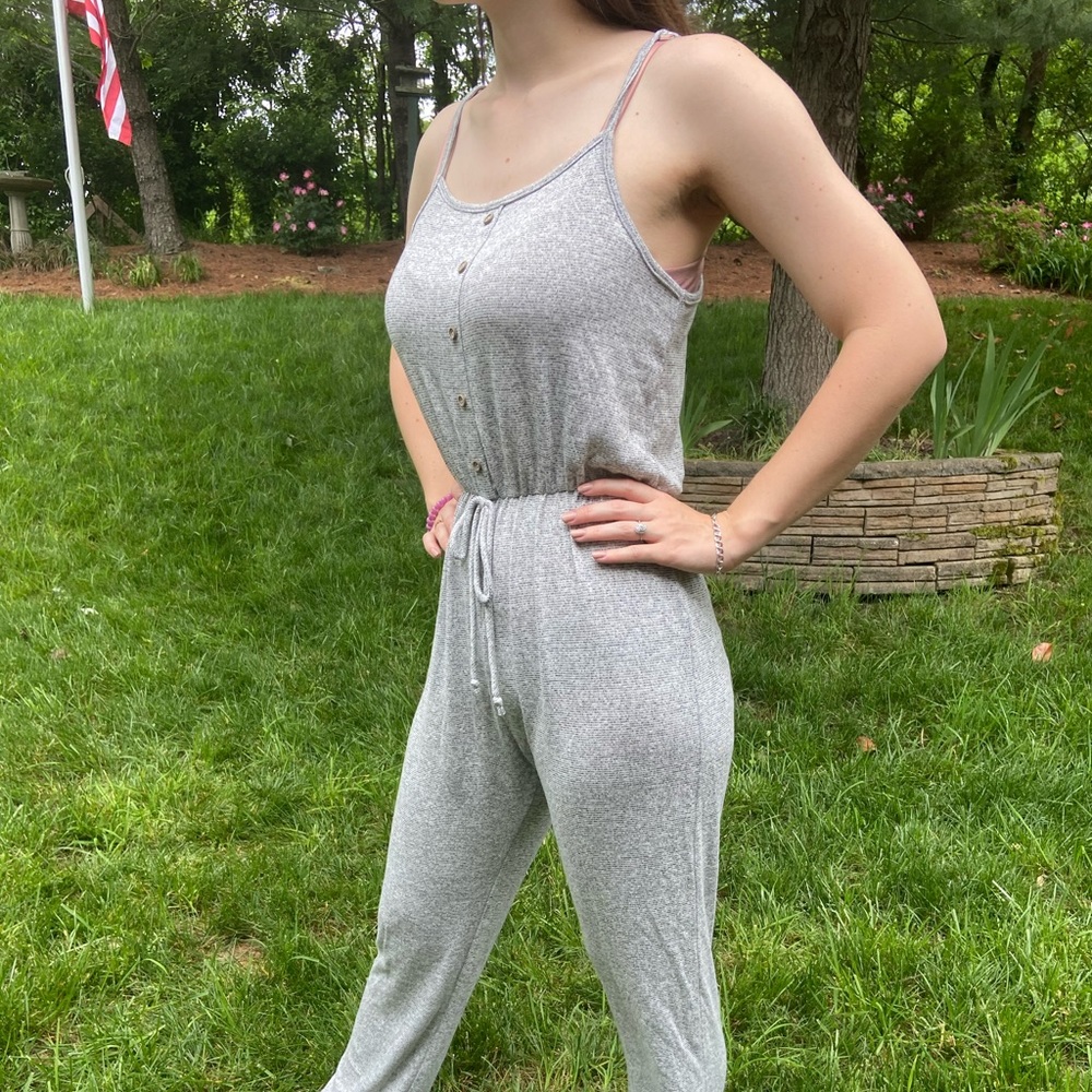 Grey Lounge Jumpsuit